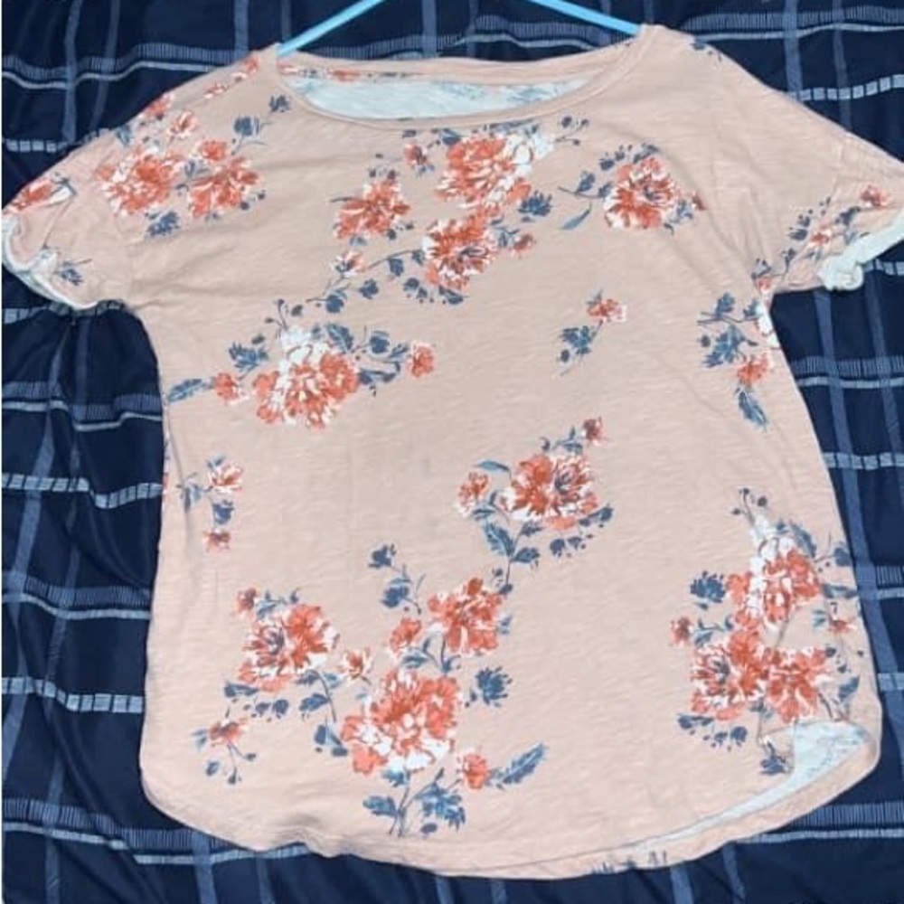 Plus Size 24/7 Flawless Floral Dolman Sleeve Tee